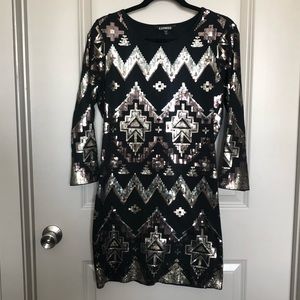 Express Sequin Dress